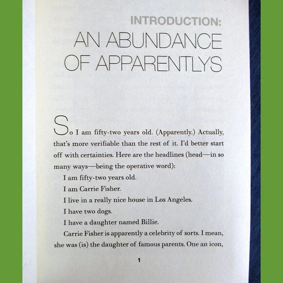 Book: Wishful Drinking, by Carrie Fisher - Picture 2 of 8